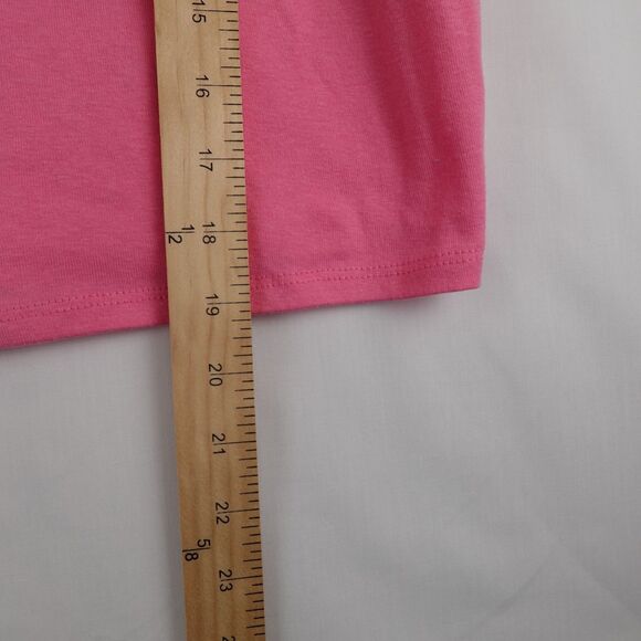 NWT Barbie The Movie Crop Top Shirt XXL Pink Logo Sleeveless Graphic Cute Girly - Picture 5 of 7